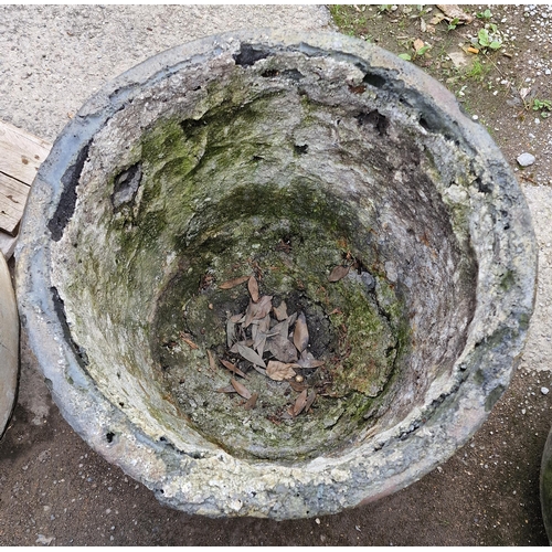 1073 - Interesting large set of three late 19th century salt glazed crucibles, from the Stiperstones Mining... 