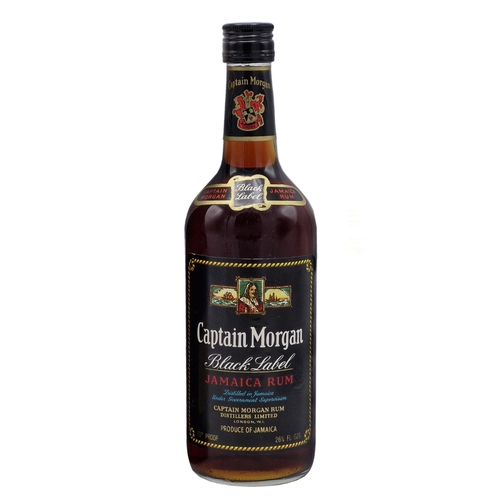 284 - Captain Morgan black label Jamaica rum, 70cl, unopened