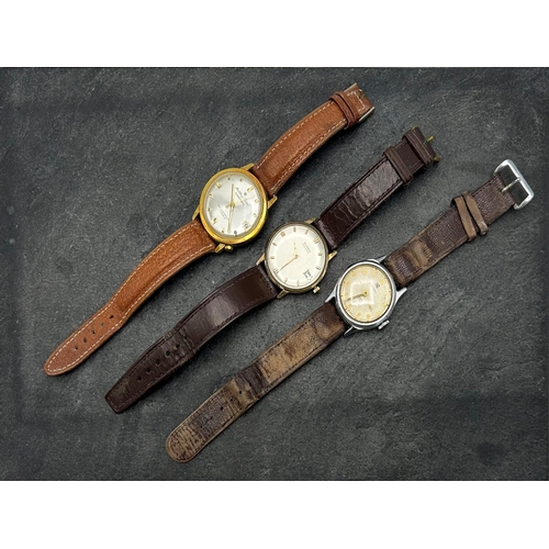 5 - Three vintage gents watches Matthey Doret Electronic, Buren Intramatic and Ingersoll Triumph (3)