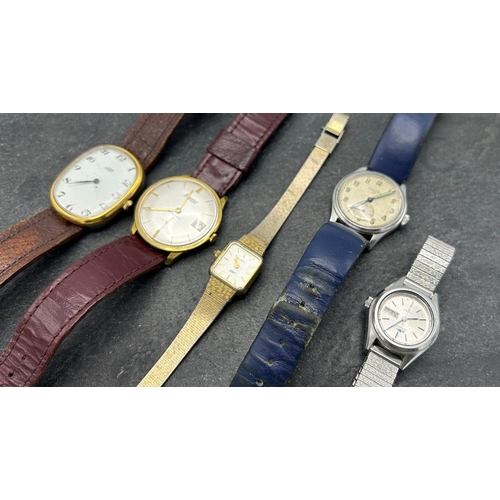 8 - Fine vintage watches - Seiko Automatic, Accurist, Eterna, Lancet and Uno (5)