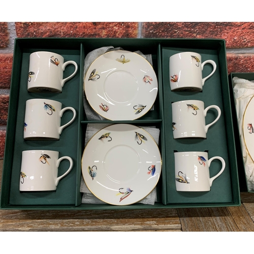 486 - Quantity of 'The Present Company' fly fishing themed ceramics, in original presentation boxes