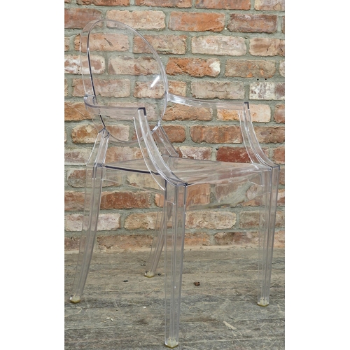 1183 - Phillipe Stark - Louis Ghost chair by Kartell