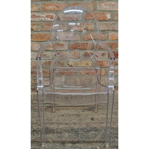 1183 - Phillipe Stark - Louis Ghost chair by Kartell