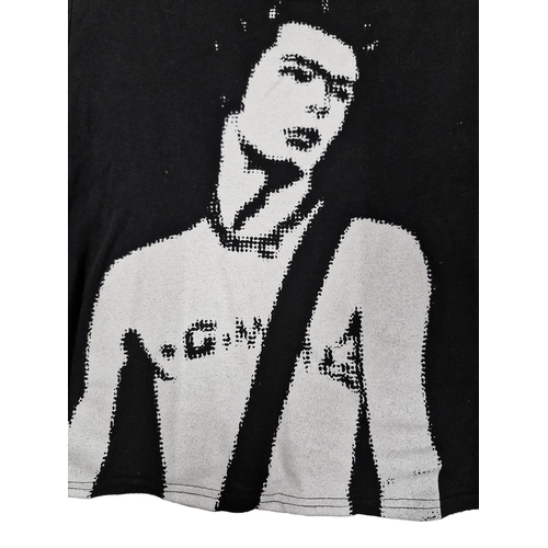 86 - BV Clothing Sex Pistols Sid Vicious clip on sleeve t shirt, probably size S