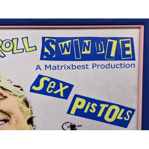 3 - Jamie Reid (1947-2023) - Sex Pistols 'The Great Rock 'N' Roll Swindle' film poster, featuring Ronnie... 