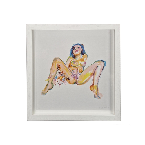 1429 - Lorraine Robbins (Stroud Artist) - Self love, signed, limited 3/12 colour print, 39 x 39cm, framed