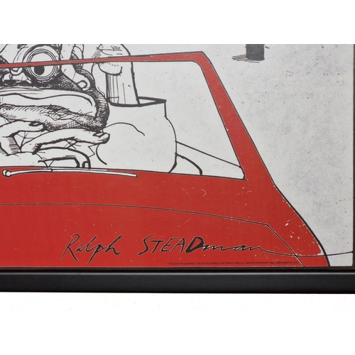 1439 - Ralph Steadman (b. 1936) - 'Fear and Loathing in Las Vegas', colour print, 59 x 90cm, framed