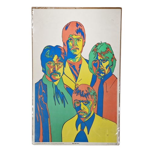 168 - The Beatles, 'Black Light Poster', designed by Glenn Davis, Printed by Orbit Graphic Arts, San Franc... 