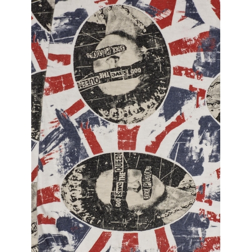 74 - Pair of Sex pistols 'God Save The Queen' official merchandise catalogue pyjama bottoms