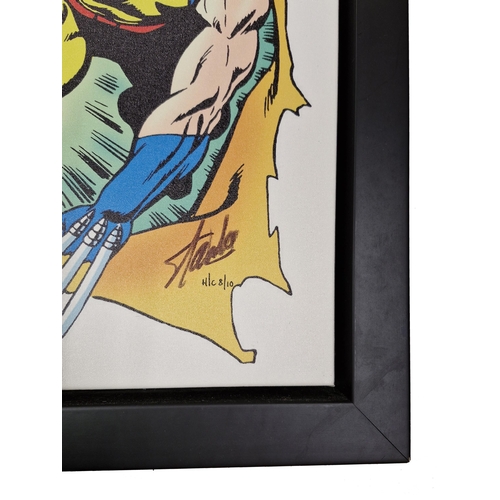 495 - A Marvel Superheroes limited-edition print 'Giant Sized X-Men #1' giclée on boxed canvas, artist’s p... 