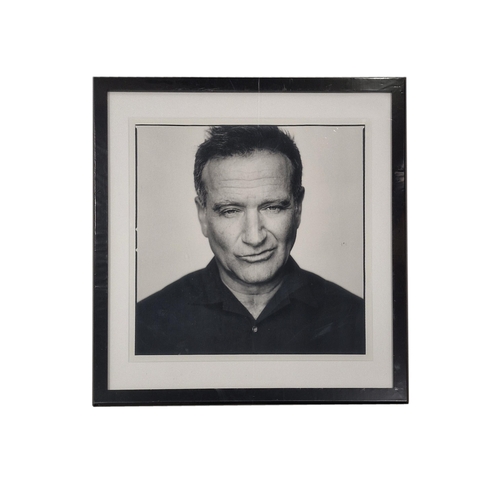 418 - From the estate of Robin Williams - black and white photography portrait of Robin Williams, purchase... 