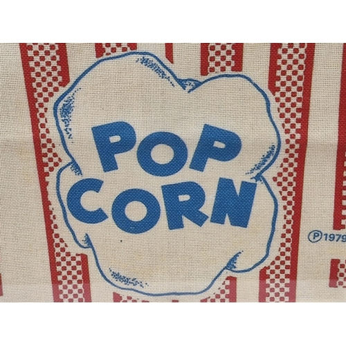 6 - Original Sex Pistols 'Silly Thing' promotional canvas popcorn bag, from 'The Great Rock N Roll Swind... 