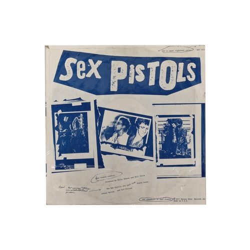 212 - Sex Pistols 'Never Mind The Bollocks' LP, American issue, complete with inner picture sleeve, vinyl ... 