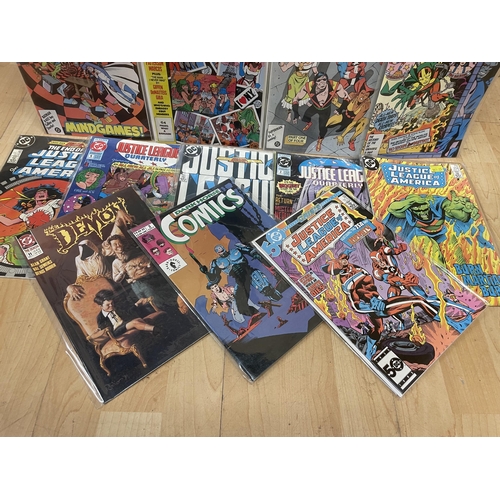 499 - COMICS: A large collection of around 300 comics to include DC Comics & Marvel, featuring titles such... 