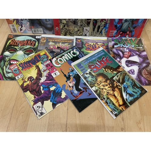 500 - COMICS: A large collection of over 250 comics to include DC Comics, Marvel, Malibu Comics, Epic Comi... 