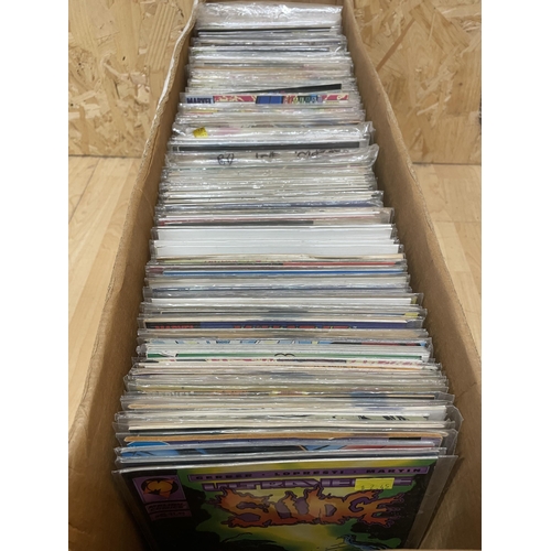 500 - COMICS: A large collection of over 250 comics to include DC Comics, Marvel, Malibu Comics, Epic Comi... 