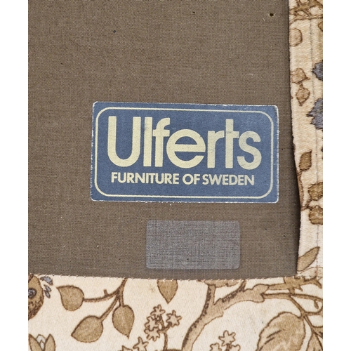 1257 - Ulferts Furniture of Sweden - Vintage three seat Bergere sofa together with a matching two set examp... 