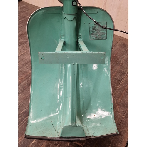 1136 - Man cave - Piaggio Vespa 150 front half converted to a wall mounted lamp, with turquoise paintwork, ... 