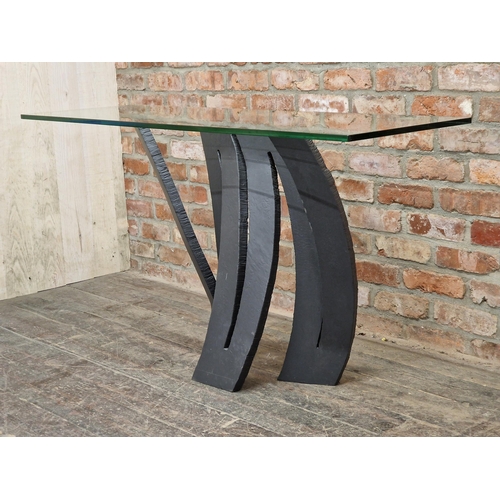 1174 - Maurice Barilone for Roche Bobois - Fleur De Fer console table, H 78cm x W 140cm x D 45cm