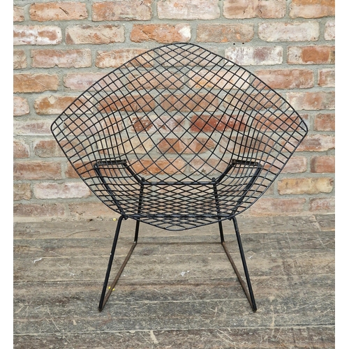 1178 - Harry Bertoia - Vintage 'diamond' chair, H 76cm