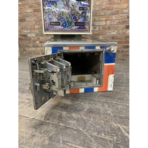 1337 - Vintage Harlem Globetrotters basketball pin machine, for restoration, H 124cm x W 77cm x L 130cm (AF... 