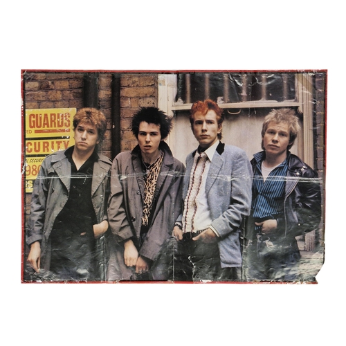 55 - Two original Punk wall posters to include Sex Pistols and The Stranglers, some rips and tape marks (... 