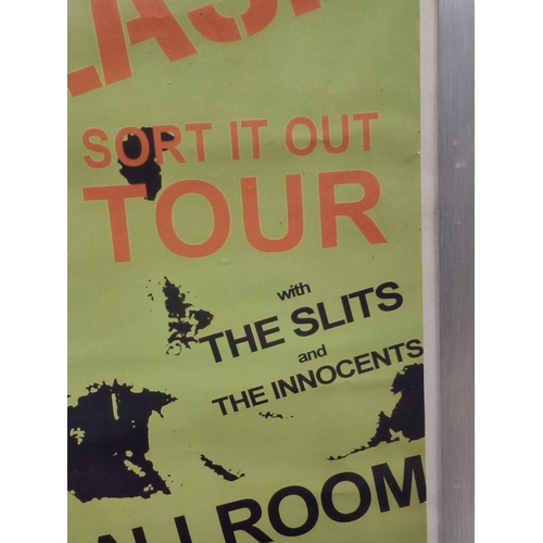 18 - Original The Clash 1978 Sort It Out Tour promotional poster, Locarno Ballroom New Bristol Centre, 85... 