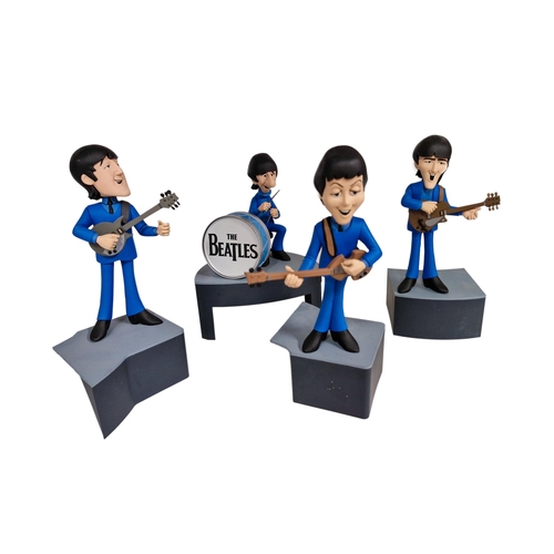 142 - Collection of McFarlane Toys Beatles figures, based on the animated series, largest H 23cm (4)