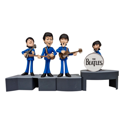 142 - Collection of McFarlane Toys Beatles figures, based on the animated series, largest H 23cm (4)