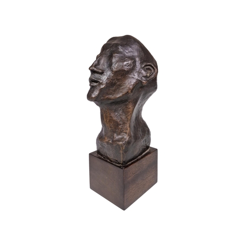 1382 - Michael Ayrton (1921-1975) - 'Captive', double sided bronze bust with a further head fitted in the c... 