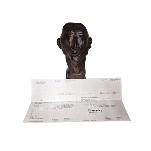 1382 - Michael Ayrton (1921-1975) - 'Captive', double sided bronze bust with a further head fitted in the c... 