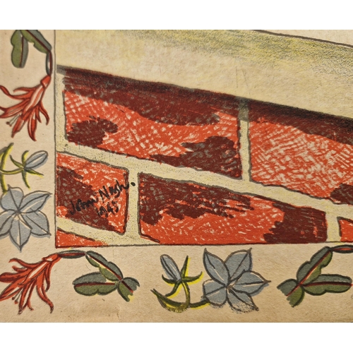 1542 - John Nash (1893-1977) 'Window Plants', circa 1945, from the Baynard Press School Prints, colour lith... 