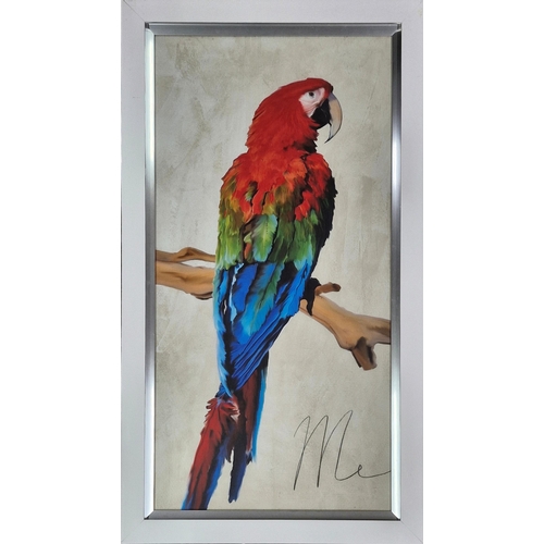 1548 - Teo Rizzardi (20th / 21st century, Italian)  - 'Me & You', parrot portraits, giclee prints, 100 x 50... 