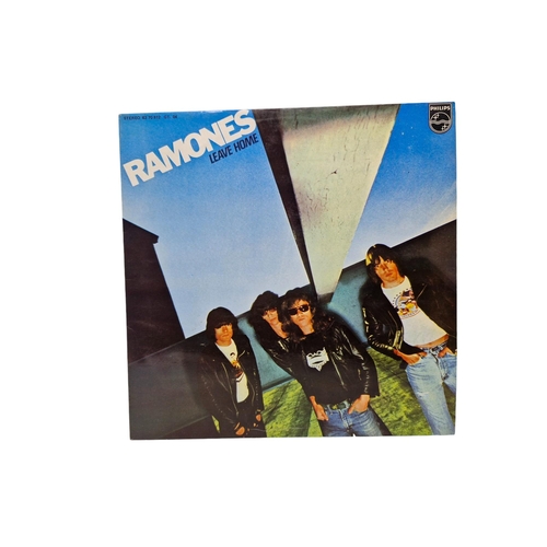 327 - The Ramones, Leave Home, scarce Spanish pressing on Phillips record label, vinyl and cover VG+