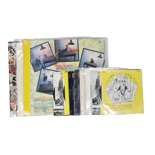 374 - Collection of Sham 69 LP's and singles to include That's Life (complete with poster), The Adventures... 