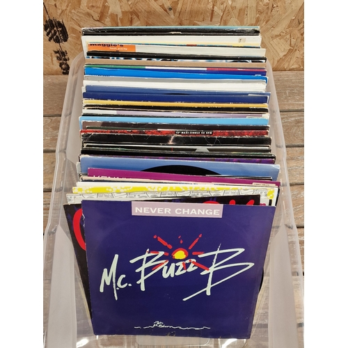 341 - DJ vinyl collection 1989-1996 - collection of approximately 100 mixed Happy House, Piano House, Funk... 