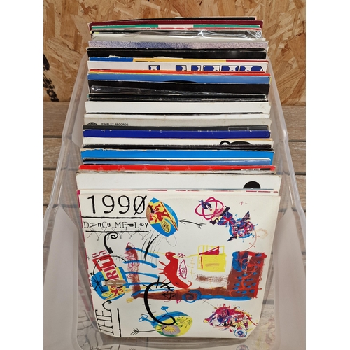 336 - DJ vinyl collection 1989-1996 - collection of approximately 100 mixes of Happy House and Funky House... 