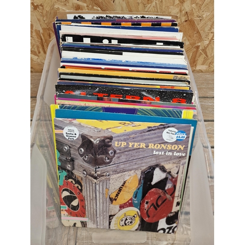 337 - DJ vinyl collection 1989-1996 - collection of approximately 100 mixed Happy House and Funky House to... 