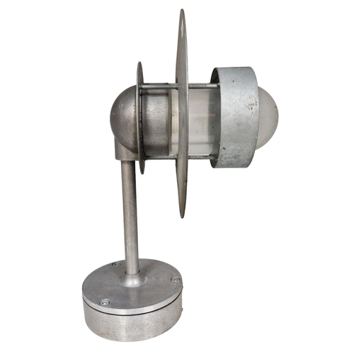 1134 - Quantity of Louis Poulson Albertslund short arm galvanised industrial style wall lights, 45cm x 25cm... 