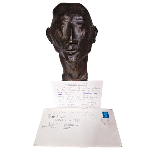 1382 - Michael Ayrton (1921-1975) - 'Captive', double sided bronze bust with a further head fitted in the c... 