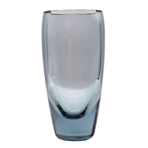 1575 - Whitefriars 'Arctic Blue' glass vase, 24cm high