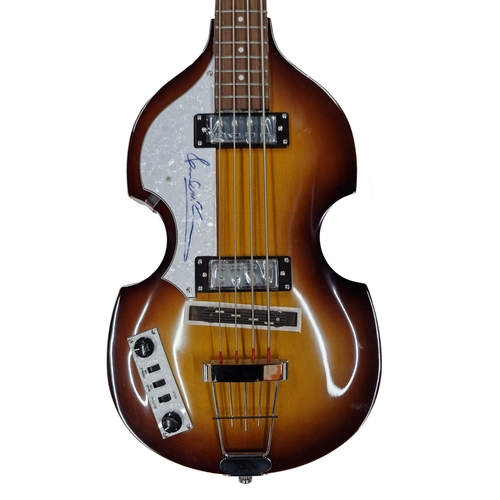 152 - The Beatles - Paul McCartney - autographed Hofner Hi-Series B-Bass violin bass guitar
*Acquired by t... 