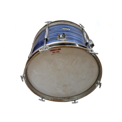 54 - Bass drum reputedly used by the Sex Pistols, Premier Olympic frontline bass drum, purchased from a r... 