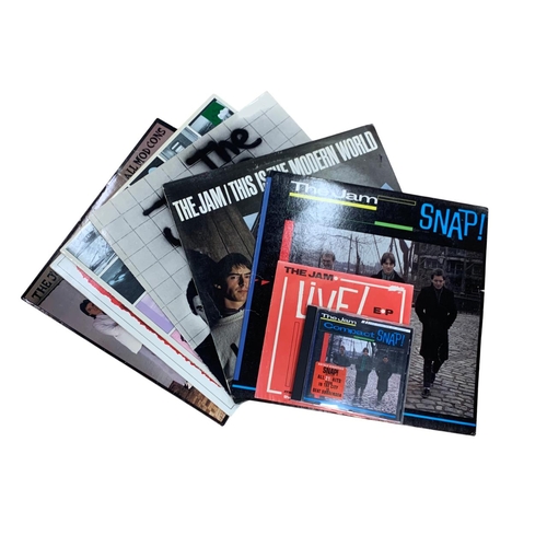 404 - Quantity of The Jam LP's and singles to include Snap!. The Gift, In The City and others (8)