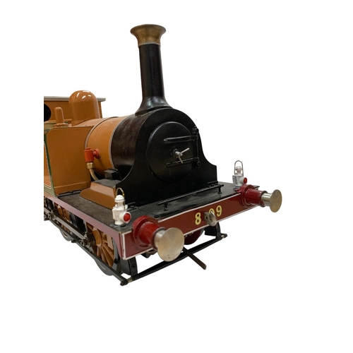 511 - Exceptional museum quality scratch built steam locomotive train, featuring the London, Brighton & So... 