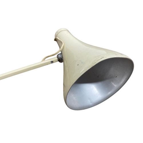 1135 - Herbert Terry cream desk mounting anglepoise lamp