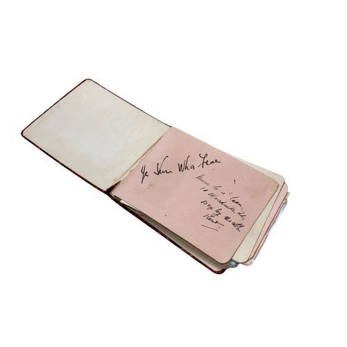 634 - Quantity of autograph books - to include early 1920's examples with sketches, poems and watercolour ... 