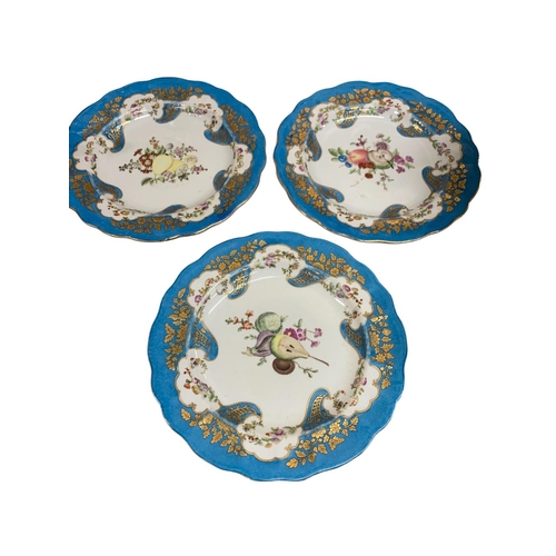 367 - Mixed assortment of antique and later ceramics to include floral Meissen serving bowl, Minton styled... 