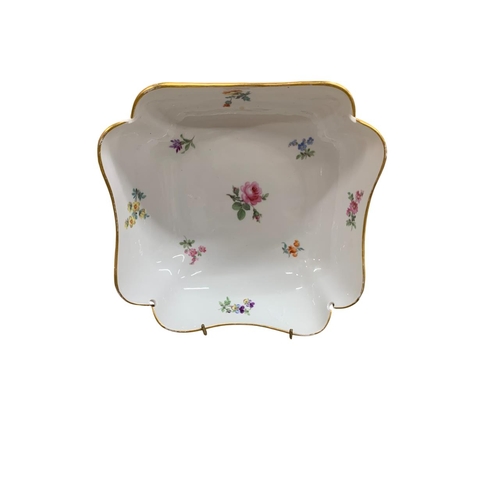 367 - Mixed assortment of antique and later ceramics to include floral Meissen serving bowl, Minton styled... 