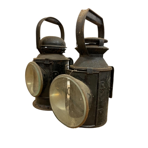 512 - Quantity of vintage railway lanterns to include G. Polkey British Rail and BR(M)M examples, largest ... 